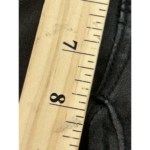 American Eagle Jeans Womens Sz 2 Short Black Jegging Super Stretch x4 Low Rise - Picture 7 of 13